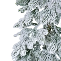 Sapin artificiel de Noël (H180 cm) Sierra Vert enneigé