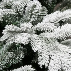 Sapin artificiel de Noël (H240 cm) Glorious Vert enneigé