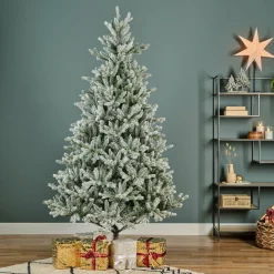 Sapin artificiel de Noël (H300 cm) Allix Vert enneigé