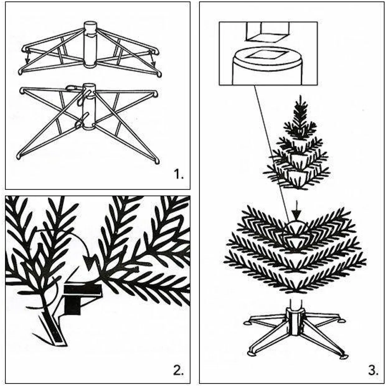 Sapin artificiel de Noël (H120 cm) Edmonton Vert sapin