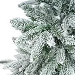 Sapin artificiel de Noël (H180 cm) Glockner Vert enneigé