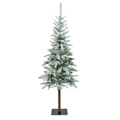 Sapin artificiel de Noël (H180 cm) Glockner Vert enneigé