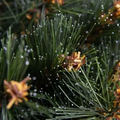 Sapin artificiel de Noël (H180 cm) Stockholm Vert finition perlée