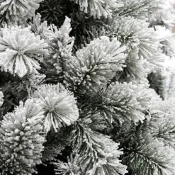 Sapin artificiel de Noël (H180 cm) Edmonton Vert enneigé