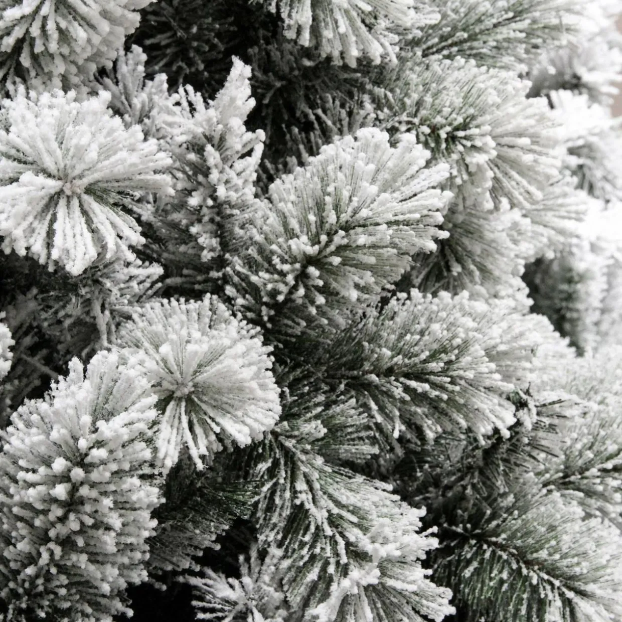 Sapin artificiel de Noël (H180 cm) Edmonton Vert enneigé