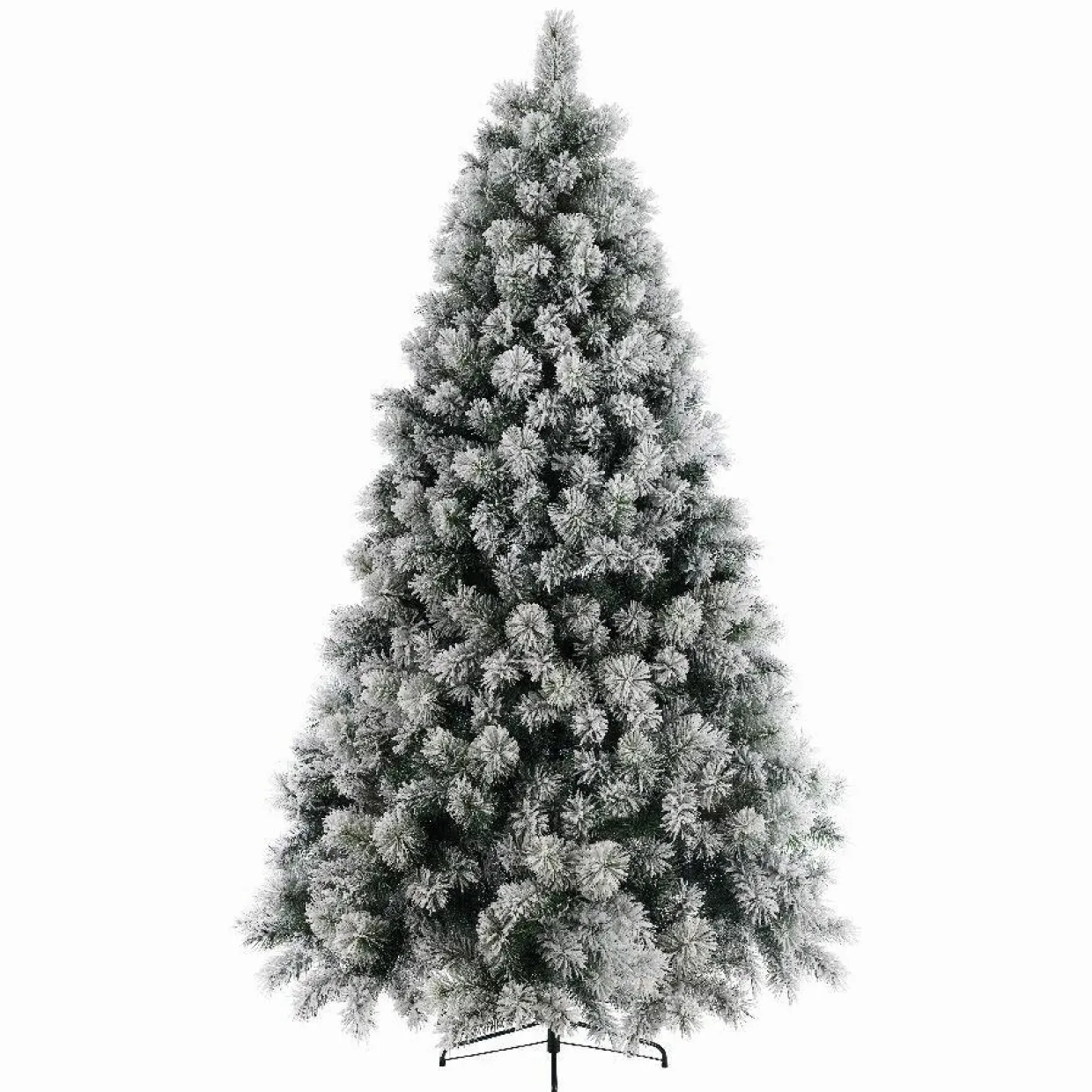 Sapin artificiel de Noël (H180 cm) Edmonton Vert enneigé
