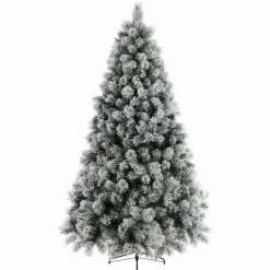 Sapin artificiel de Noël (H150 cm) Edmonton Vert enneigé