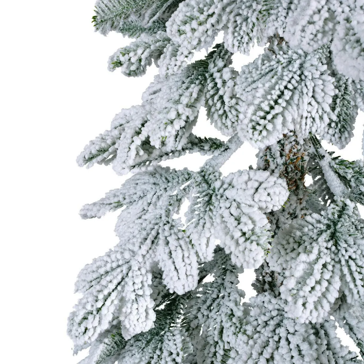 Sapin artificiel de Noël (H120 cm) Sierra Vert enneigé