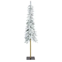 Sapin artificiel de Noël (H150 cm) Sierra Vert enneigé