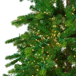 Sapin de Noël artificiel lumineux 4000 LED (H210 cm) Caucasia Nordmann Vert sapin