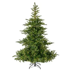 Sapin de Noël artificiel lumineux 550 LED (H210 cm) Glorious Vert sapin