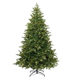 Sapin de Noël artificiel lumineux 350 LED (H180 cm) Idaho Vert sapin