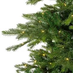 Sapin de Noël artificiel lumineux 700 LED (H240 cm) Glorious Vert sapin