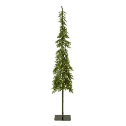 Sapin de Noël artificiel lumineux 250 LED (H240 cm) Sierra Vert sapin