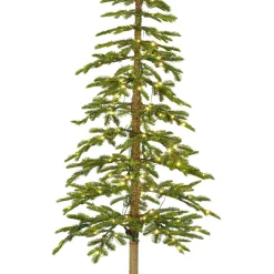 Sapin de Noël artificiel lumineux 250 LED (H240 cm) Sierra Vert sapin