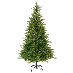 Sapin de Noël artificiel lumineux 560 LED (H240 cm) Allix Vert sapin