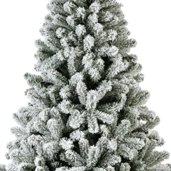 Sapin de Noël artificiel lumineux 200 LED (H150 cm) King Vert enneigé