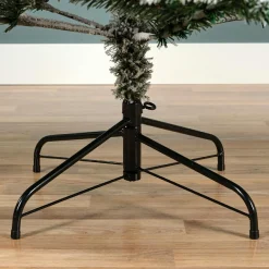 Sapin de Noël artificiel lumineux 200 LED (H150 cm) King Vert enneigé