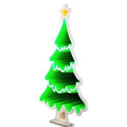 Sapin de Noël lumineux 231 LED (H60 cm) Infinity Vert