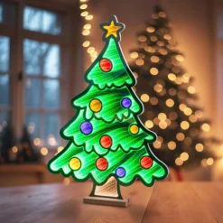 Sapin de Noël lumineux 393 LED (H63 cm) Infinity Multicolore
