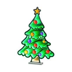 Sapin de Noël lumineux 393 LED (H63 cm) Infinity Multicolore