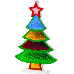 Sapin de Noël lumineux 180 LED (H32 cm) Infinity Multicolore