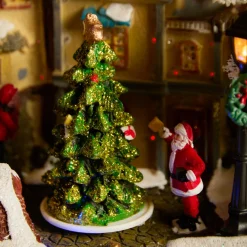 Scène de vie illuminée Lausanne city