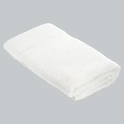 Serviette de bain coton (90 x 150 cm) Timeless Blanche