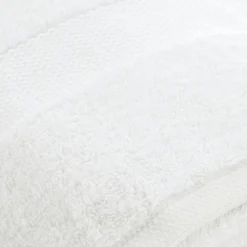 Serviette de bain coton (90 x 150 cm) Timeless Blanche