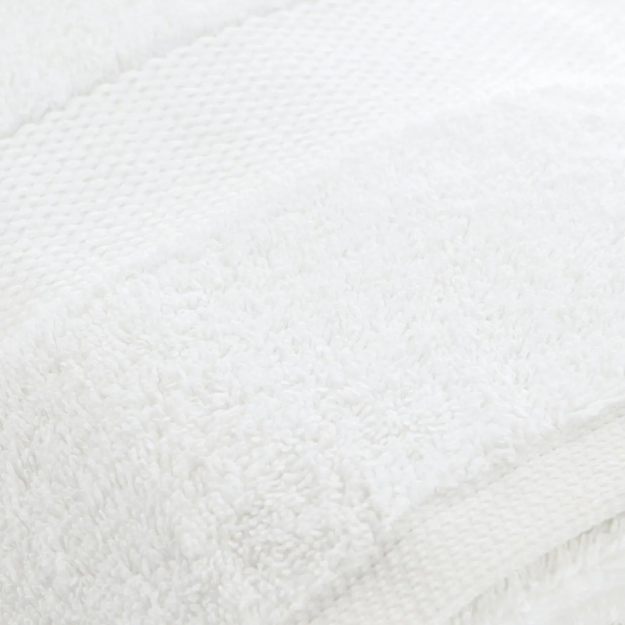 Serviette de bain coton (90 x 150 cm) Timeless Blanche