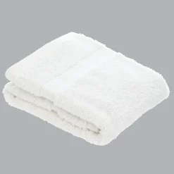Serviette de bain coton (30 x 50 cm) Timeless Blanche