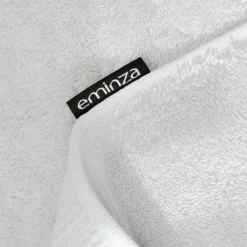 Serviette de bain coton bio (30 x 50 cm) Méline Blanc chantilly