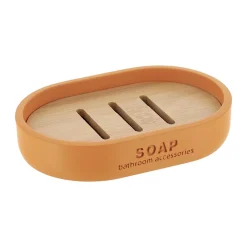 Set d'accessoires salle de bain Purebamboo Jaune moutarde