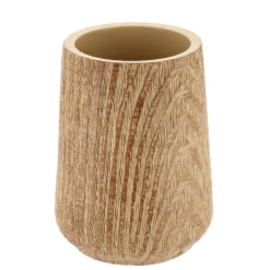 Set d'accessoires salle de bain façon chêne Scandi Beige