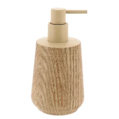 Set d'accessoires salle de bain façon chêne Scandi Beige