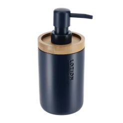 Set d'accessoires salle de bain Purebamboo Bleu marine