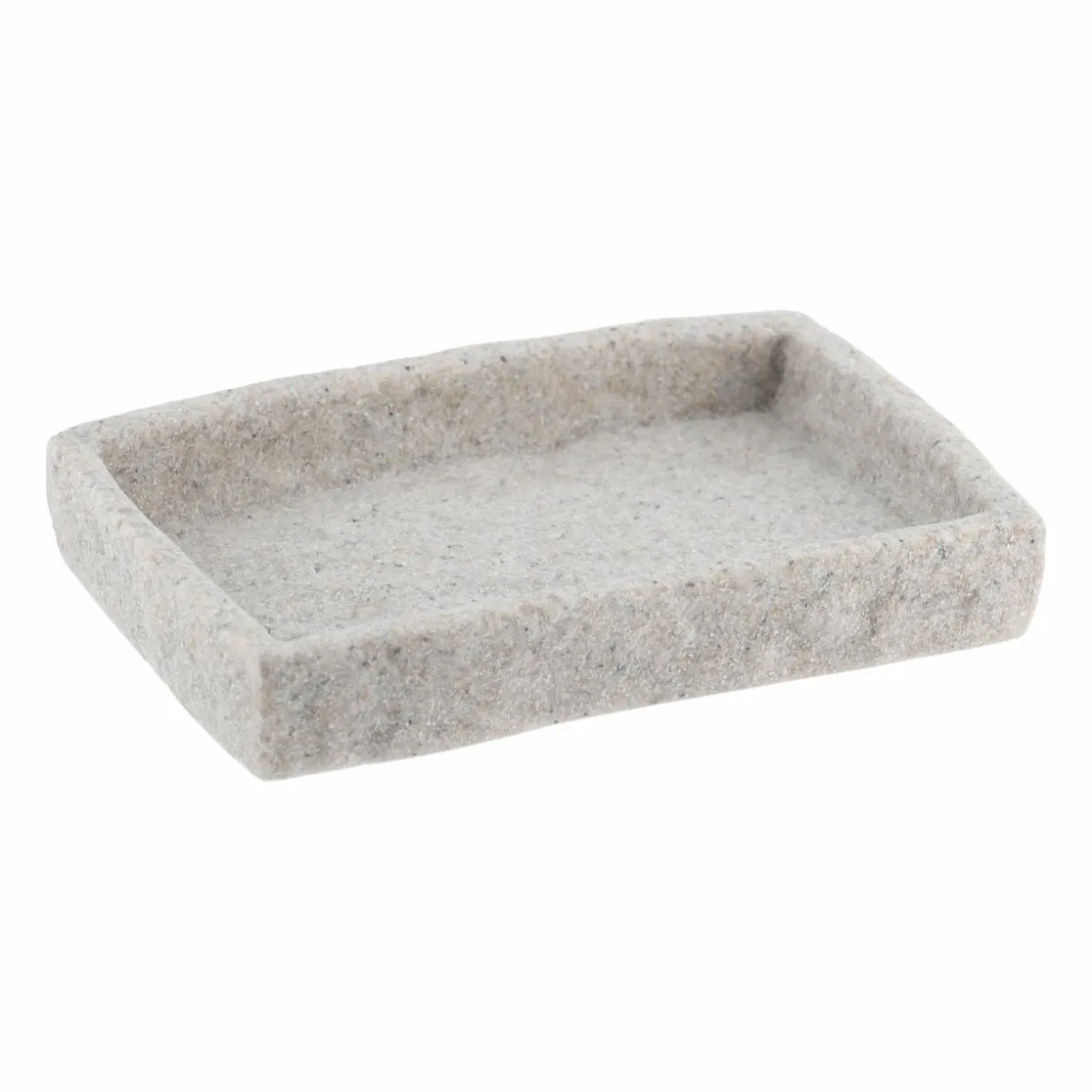 Set d'accessoires salle de bain Effet Pierre Gris