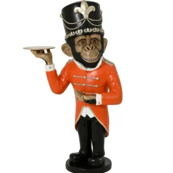 Singe de Noël Géant (H152 cm) Wilhem à votre service