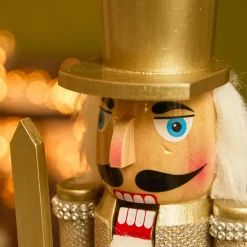 Soldat Casse-noisette en bois (H38 cm) Chevalier Champagne