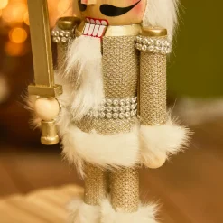 Soldat Casse-noisette en bois (H25 cm) Chevalier Champagne