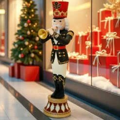 Soldat casse-noisette Géant (H195 cm) Evariste le trompettiste