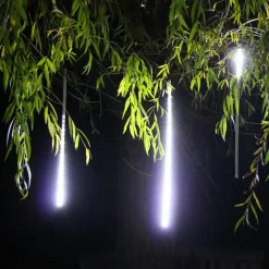 Stalactite lumineuse 6 m 210 LED Glaçons défilement Blanc froid