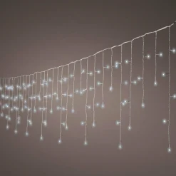 Stalactite lumineuse 30 m 900 LED Stars Grande hauteur XL Timer Blanc froid