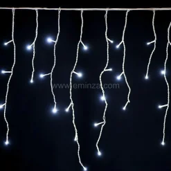 Stalactite lumineuse 30 m 900 LED Stars Grande hauteur XL Timer Blanc froid