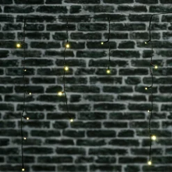 Stalactite lumineuse Solaire 0,60 m 120 LED Blanc chaud