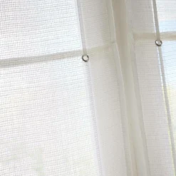 Store bateau passe tringle (45 x 180 cm) Luca Blanc