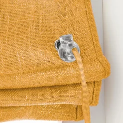 Store bateau passe tringle (90 x 180 cm) Robin Jaune ocre