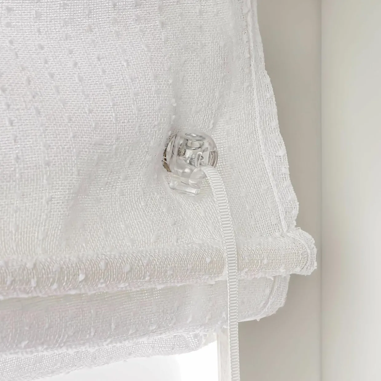 Store bateau passe tringle (90 x 180 cm) Arthur Blanc