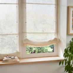 Store bateau passe tringle (45 x 180 cm) Luca Beige