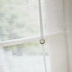 Store bateau passe tringle (90 x 180 cm) Luca Blanc